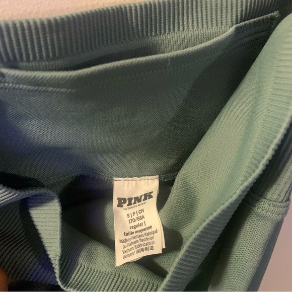 NWT Victoria's Secret PINK Soft Seamless Contour Legging Size small Sage‎ Green - Picture 2 of 6